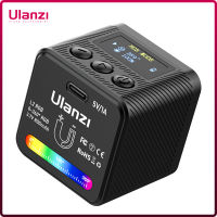 Ulanzi ไฟกล้องวีดีโอ L2 RGB หรี่แสงได้360 ° ซังเล็กๆแสงสีเต็มพร้อมตัวกระจายรังผึ้งสำหรับกล้อง DSLR