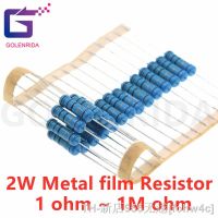 【LZ】❧  20pcs 2W Metal film resistor 1  1R   1M 2.2R 4.7R  22R  100K 2.2 4.7 10 22 100 220 470 ohm