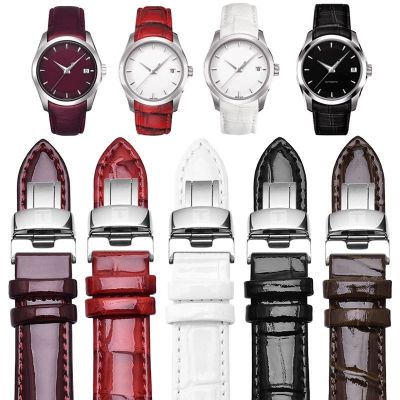 ปรับให้เข้ากับนาฬิกา Tissot 1853 Kutu T035 สายหนังดั้งเดิมพร้อมนาฬิกาผู้หญิง T03521