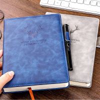 《   CYUCHEN KK 》360หน้า A5 Leather Journal Notebook Daily Notebook For School High Quality Business Gift Notepad Stationery Office Supplies