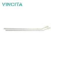 Vincita ขาตะแกรงยาว สีเงิน (C016-SV) - ราคาต่อคู่ อะไหล่สำหรับติดตั้งตะแกรงหลังจักรยาน ในกรณีที่ขาตะแกรงที่มาพร้อมชุดตะแกรงยาวไม่เพียงพอ