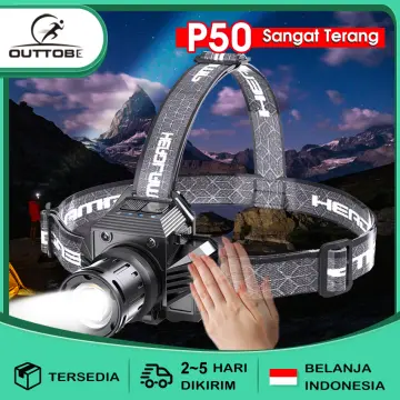 Promo Senter Kepala Cob Led Rechargeable Headlamp Led Super Terang