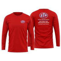 Xzx180305 tshirt long sleeve STP Daytona ready stok