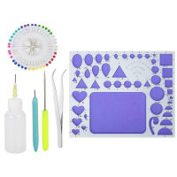 Mould Kit Tweezer Pin Hamdmade Crafts Board Decoration Paper DIY Quilling