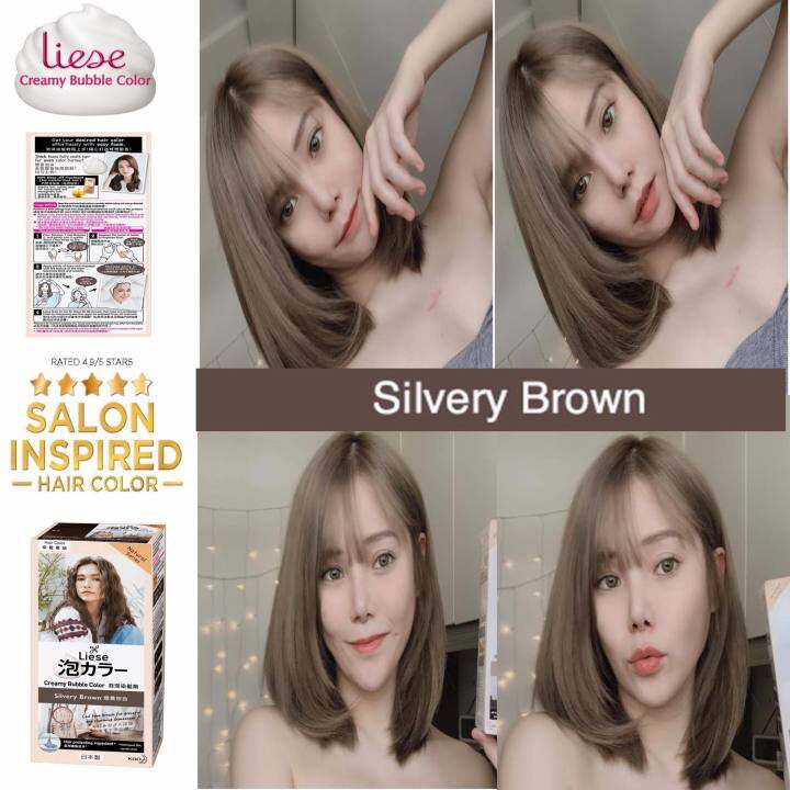 Hair Color LIESE Creamy Bubble Silvery Brown Lazada PH
