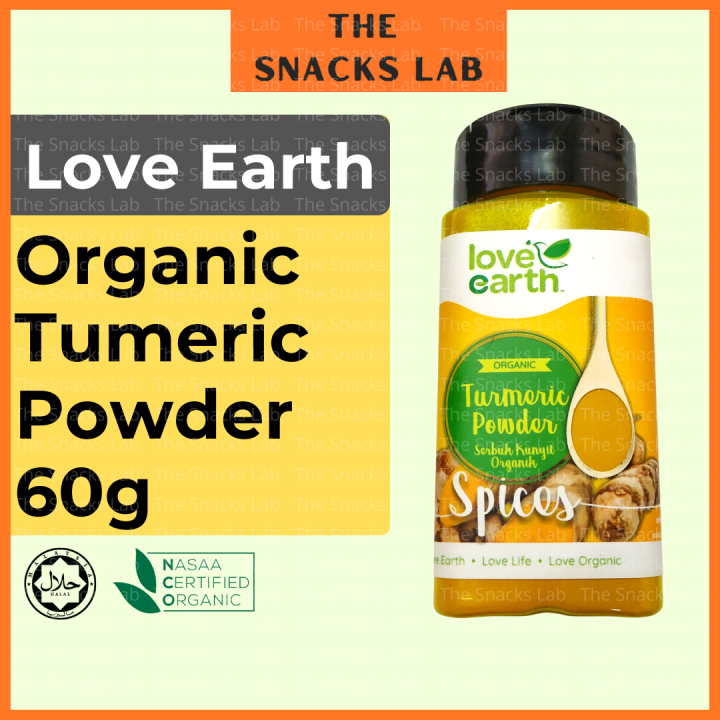 Love Earth Organic Turmeric Powder 60g Lazada