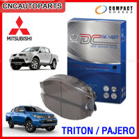 COMPACT ผ้าเบรคหน้า สำหรับ MITSUBISHI TRITON / PAJERO ปี 2006-2018 / 2019 ขึ้นไป 2WD 4WD สำหรับ2ล้อหน้า