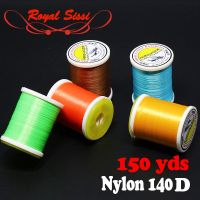 New developed 150yards/spool 6/0 nylon fly tying thread in standard bobbin 6 -16 wet fly nymph scud fly lure tying materials