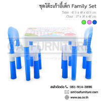 ✨ส่งด่วน  ถูก  ของแท้✨OA Furniture ชุดโต๊ะ-เก้าอี้เด็ก KID CHAIR FAMILY SET โต๊ะทำการบ้าน โต๊ะเขียนหนังสือ โต๊ะเด็ก