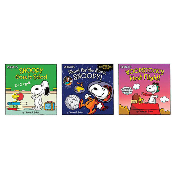milumilu English Original Peanuts Series 3 Book Shoot for the Moon