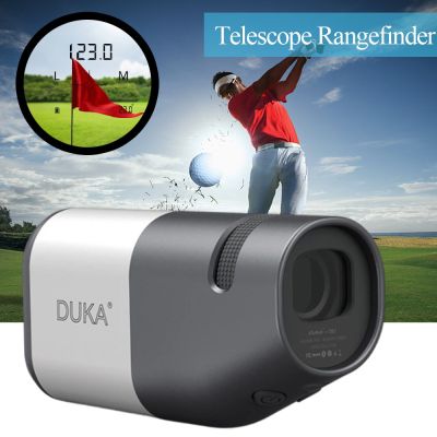 【LZ】✺  Duka-Golf Telescópio Rangefinder Laser 6X Monocular medidor de distância para caça telescópio de viagem com Flag-Lock Slope mais novo 2023