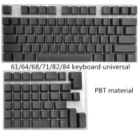 （Miss qis keycap）ปุ่มกด PBT  สำหรับชุดคีย์บอร์ดแบบกลไกขนาดเล็กสำหรับคีย์บอร์ดเค้าโครง61/64/68/71/82/84พร้อมตัวอักษร RGB โปร่งใส