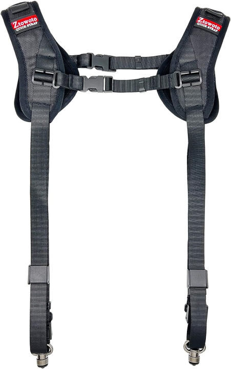 ztowoto-camera-shoulder-double-strap-harness-quick-release-adjustable-dual-camera-tether-strap-with-safety-tether-and-lens-cleaning-cloth-for-dslr-slr-camera