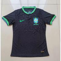 2022 2023 ล่าสุด เสื้อกีฬาแขนสั้น ลายทีมชาติฟุตบอล World Cup Brazil 2022-2023 ชุดเหย้า