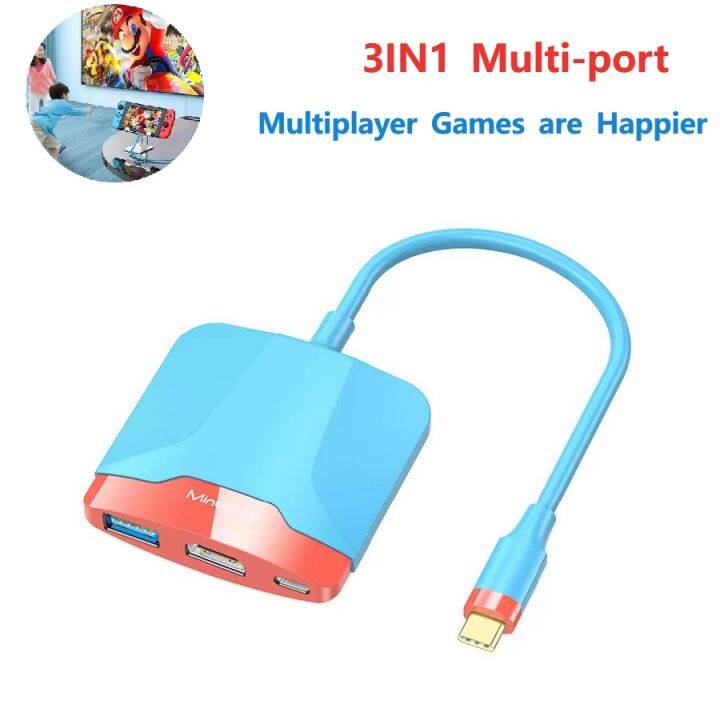 Switch Dock for Nintendo Switch/OLED, USB C to HDMI Adapter Multiport