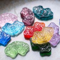 hotx【DT】 30x20mm Charms Lampwork Glass Loose Beads Jewelry Making