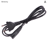 Witkitty 2Pin ง่ามเรา EU ต่อ C8 C7สายไฟ LED สายไฟต่อพ่วงรูปยุโรป8แล็ปท็อป Cable1.5M เพาเวอร์1เมตร