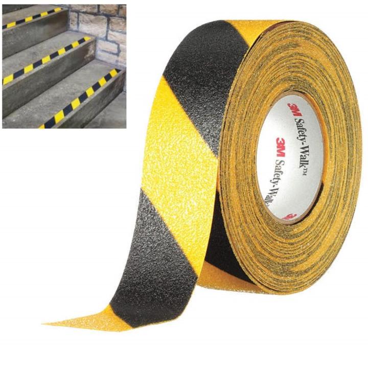 3m-เทปกันลื่นสีดำสลับเหลือง-2นิ้วx18เมตร-รุ่น-613-safety-walk-slip-resistant-black-yellow