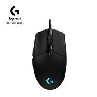 เมาส์สำหรับเล่นเกมส์แบบมีสาย Logitech G PRO,เซ็นเซอร์25K HERO,16,000 DPI, RGB,น้ำหนักเบาเป็นพิเศษ,6ปุ่มตั้งโปรแกรมได้,เปิดเมมโมรี่บอร์ดสร้างขึ้นสำหรับ Esport,ใช้งานได้กับพีซี/Mac-ดำ (910-005442)