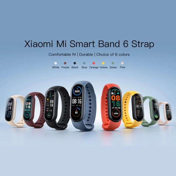 Hcm Dây Đeo Cao Su Thay Thế Cho Xiaomi Mi Band 6 Miband 7 Siêu Mềm Lazadavn 7976