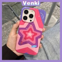 เคส ไอโฟน VENKI - iPhone 14 Soft Start Pink Protection Shockproof 13 12 7 X XR