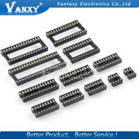 10PCS ซ็อกเก็ต IC DIP6 DIP8 DIP14 DIP16 DIP18 DIP20 DIP28 DIP40 Pins ตัวเชื่อมต่อ DIP Socket 6 8 14 16 18 20 24 28 40 Pin