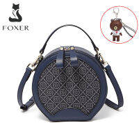 Foxer Cross Body &amp; กระเป๋าสะพายไหล่ผู้หญิง Tas Bulat เข้าได้กับทุกชุดกระเป๋ากระเป๋าสะพายสำหรับผู้หญิงหนังพีวีซีแมสเซ็นเจอร์สะพายไหล่