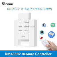 ITEAD SONOFF RM433R2รีโมทคอนโทรลการจับคู่ด้วยปุ่มเดียว Smart RF Remote 8ปุ่มรีโมทที่ผู้ใช้กำหนดได้สำหรับ Sonoff D1/IFan04 /Tx/ RFR2 / 4CHPROR3