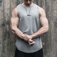 Fitness vest men loose quick-drying breathable muscle fitness sleeveless T-shirt training tank top fitness clothes