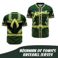 2023 New Aquaman DC Comics baseball jersey shirt - Jersey baseball - Sport fashion - Baseball Tshirt - for men, women, unisex