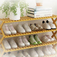 ชั้นวางรองเท้า ชั้นใส่รองเท้า ชั้นไม้ ชั้นไม้วางรองเท้า ชั้นไม้ไผ่ Shoe rack  (BA-N239)