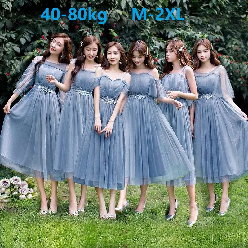Top 128+ bridesmaid gown dusty blue latest
