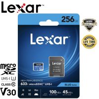 ( PRO+++ ) โปรแน่น.. Lexar 256GB Micro SDXC 633x with SD Adapter ราคาสุดคุ้ม อุปกรณ์ สาย ไฟ ข้อ ต่อ สาย ไฟ อุปกรณ์ ต่อ สาย ไฟ ตัว จั๊ ม สาย ไฟ