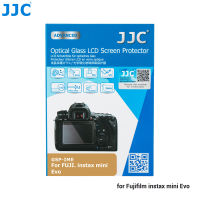 JJC กระจกนิรภัยป้องกันหน้าจอ LCD สำหรับ Fujifilm Fuji Instax Mini Evo กล้อง, ป้องกันรอยขีดข่วน HD ใสไม่มีฟองกระจกนิรภัยป้องกันหน้าจอ