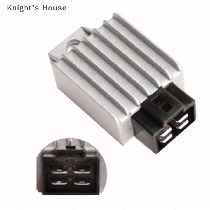 knights-house-ตัวควบคุมแรงดันไฟฟ้ารถจักรยานยนต์-rectifier-4pin-สำหรับ-gy6-50cc-125cc-150cc-scooter