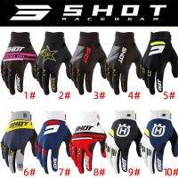 SHOT รถจักรยานยนต์ถุงมือ Antislip Breathable M-XXL Motorcross ถุงมือ MTB จักรยาน MX สำหรับผู้ชาย Full Finger ถุงมือ