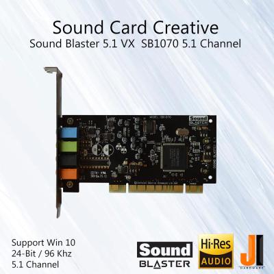 Sound Card Creative Sound Blaster 5.1 VX SB1070 5.1 Channel (PCI) มือสอง
