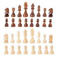 ชิ้นหมากรุกไม้การแข่งขัน Staunton ไม้ Chessmen 2.2/3/3.5นิ้ว King Figures เกมหมากรุก Pawns Figurine แบ็คแกมมอนชิ้น