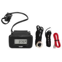 Engine Temperature Gauge 6‑30V Digital Display Waterproof Engine Temp Meter for Motorcycle Lawn Mower Outboard Yacht