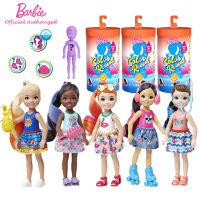 Original Mini Barbie Chelsea Color Reveal 6 Surprise Accessories Blind Box Dolls GTP52 Change Look Kid Toy Christmas Gift