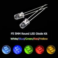 【LZ】∈❉♦  Transparent Round 5mm Long legs 29MM UltraBright Green Red white Yellow Blue Light LED bulbs emitting diode F5