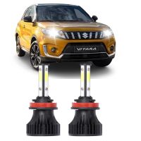 2PC Bright 6000K สีขาว H11 LED LOW BEAM ไฟฉายคาดศีรษะไฟหน้าสำหรับ SUZUKI VITARA (LY) ปี2015-2021