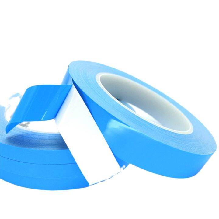 25M/Roll Blue Thermally Tape CPU LED Lighting Conductive Doublesided