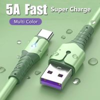 [Fast]JC B-BOX Proซิลิโคนเหลว5A ซูเปอร์สายชาร์จแบบเร็ว USB ประเภท C สำหรับซัมซุงฮัวเหว่ยเสี่ยวหมี่หนึ่งบวกข้อมูลสายชาร์จ