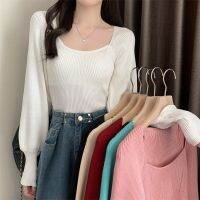 H&amp;H? "พร้อมส่ง" เสื้อไหมพรมแขนยาว ลุคคุณสีมากมายน่ารักำลังมา (J136)