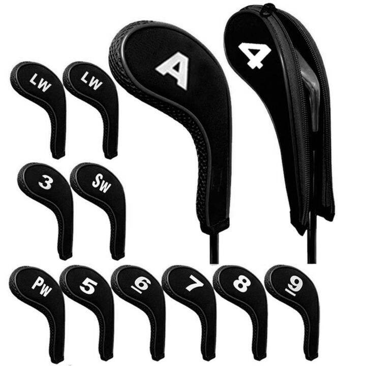 high-quality-12pcs-rubber-neoprene-golf-head-cover-golf-club-iron-putter-protect-set-number-printed-with-zipper-long-neck