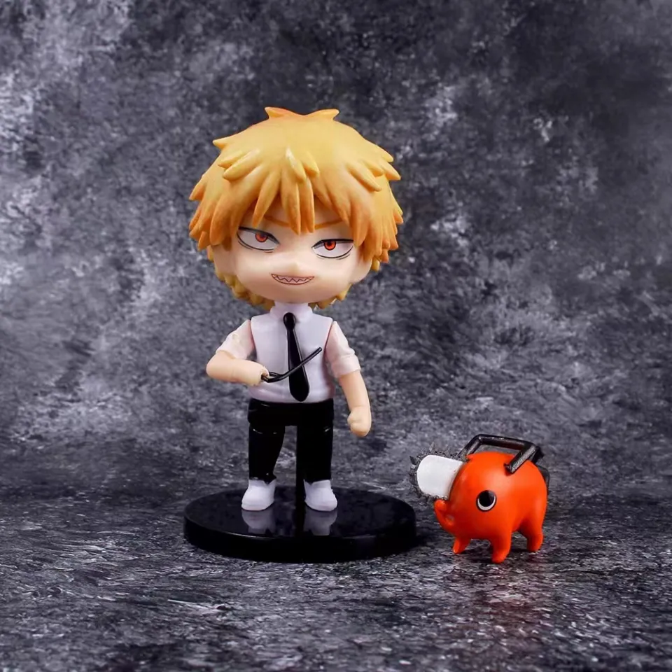 Anime Chainsaw Man Figure Denji Power Makima Pochita Action Figures 17cm  Hand Made Pvc Model Cute Ornaments Toys Gifts