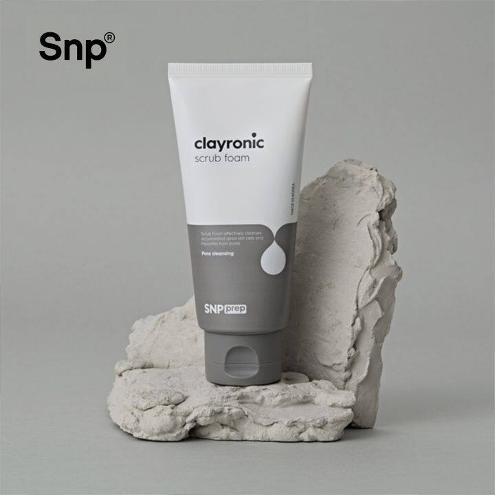 snp-prep-clayronic-scrub-foam-120g-เอสเอ็นพี-เพรพ-เคย์โรนิค-สคับ-โฟม