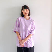 Fortune Palette เสื้อ Oversized T-Shirt สี Purple ฟรีไซส์