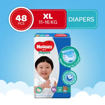 Huggies Dry Pants Baby Diapers (Large) 48pcs/pack